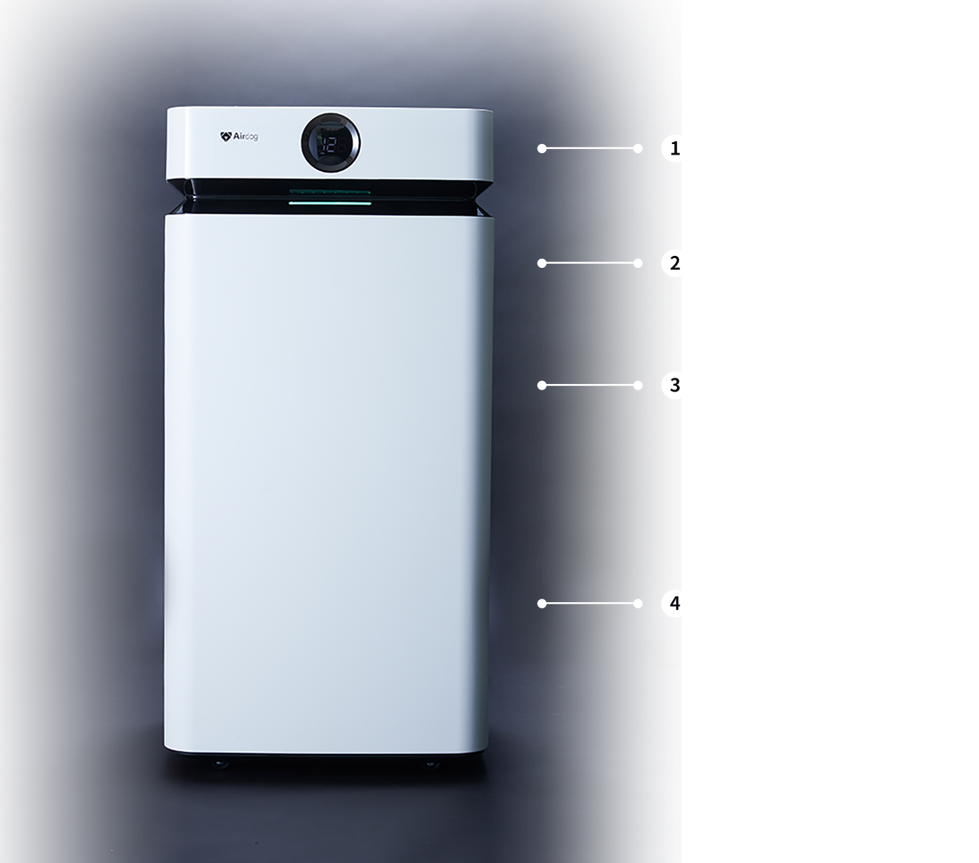 AQI&CO₂モニター大気センサーユニット搭載大容量TPAフィルター大型ツインプレフィルター